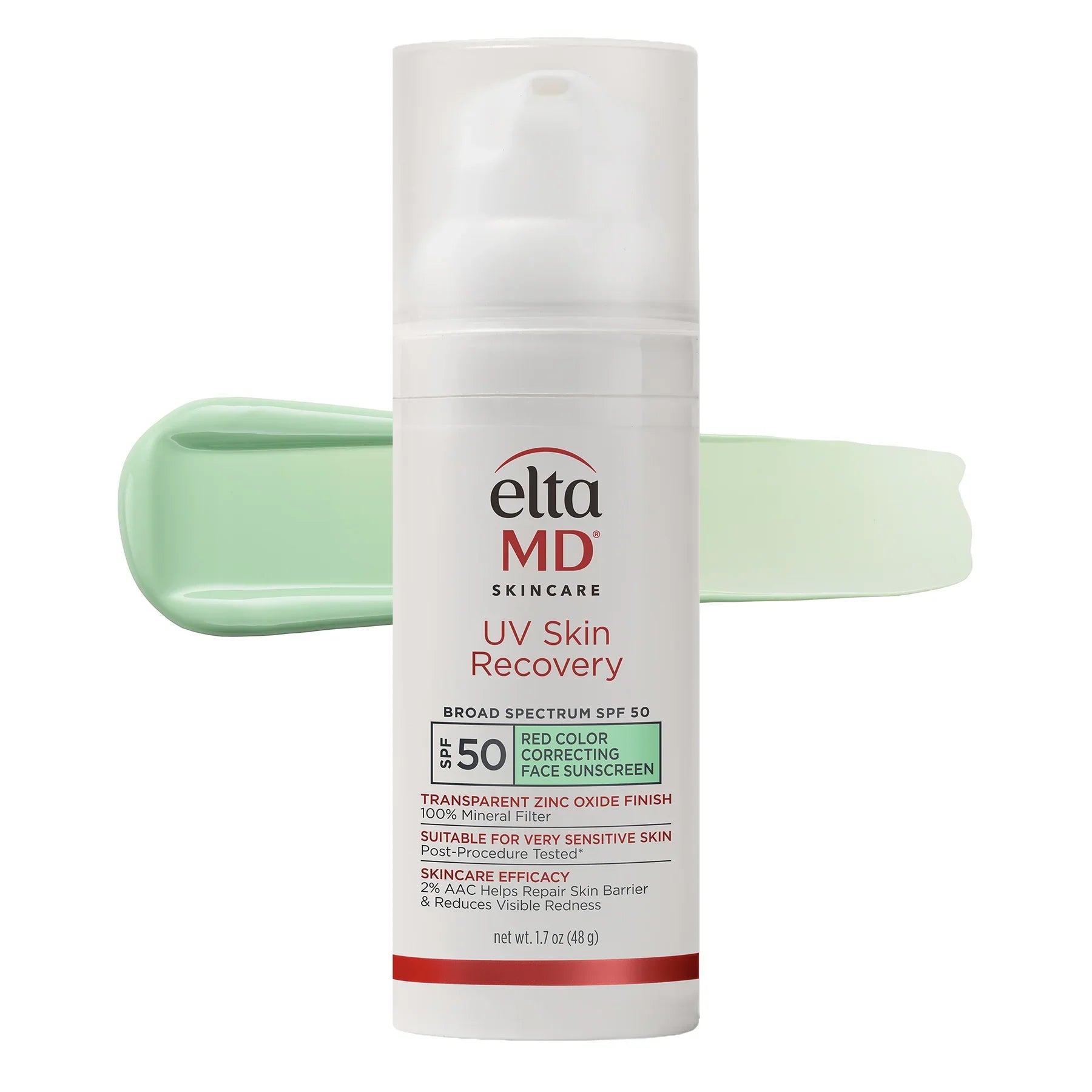 EltaMD - UV Skin Recovery Red Color Correcting Green Tint SPF 50